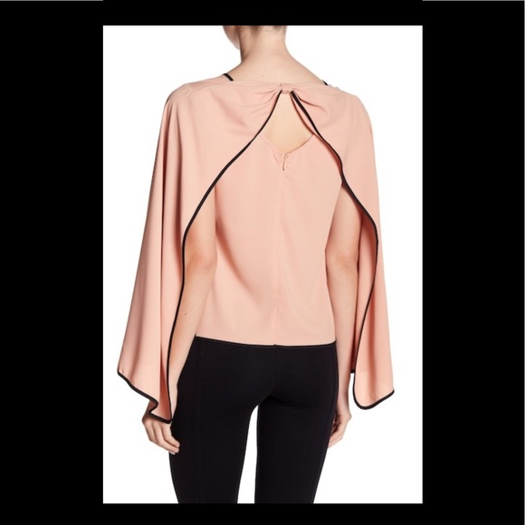 Gracia Cape Sleeve Top - Picture 2 of 4